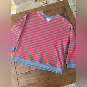 Oversized Striped Pullover